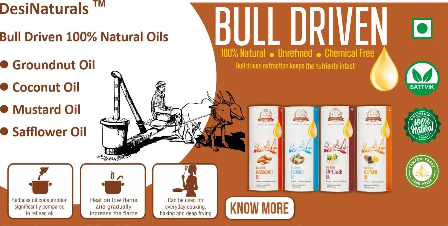 Cold Pressed Wood Pressed Bull Driven Oils