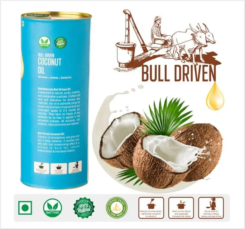 Bull Driven Coconut Oil - 1 Litre