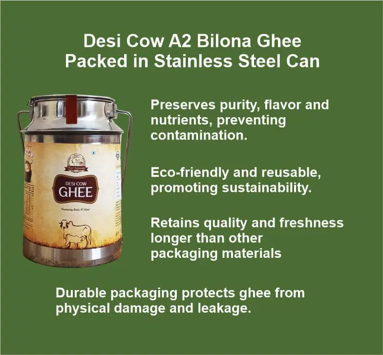 Desi Cow  Bilona Ghee-3-liter