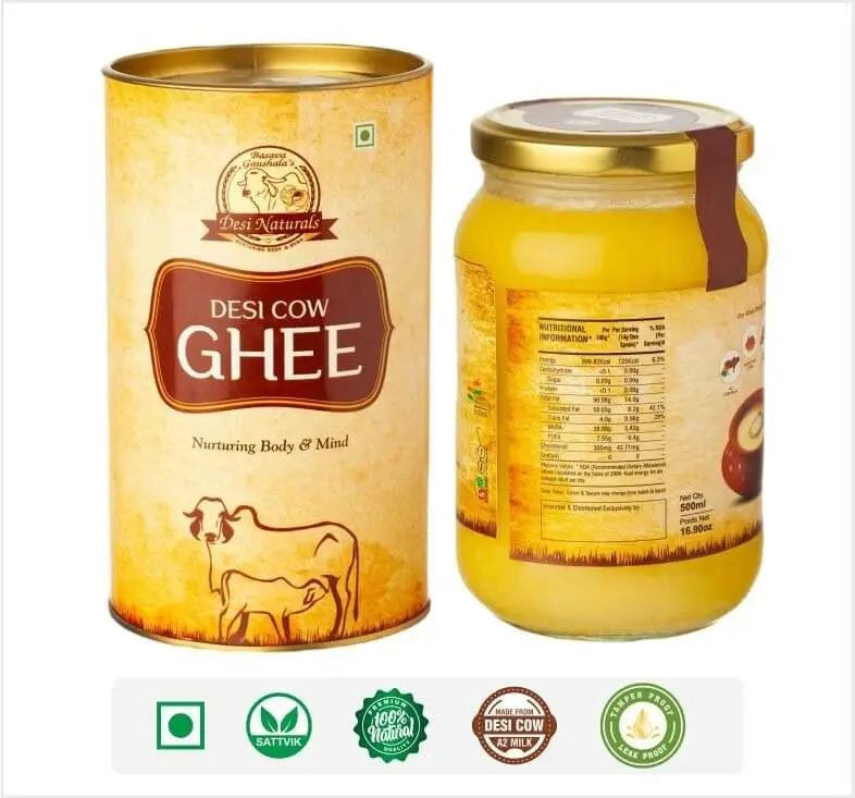 Desi Cow Bilona Ghee-500 Ml